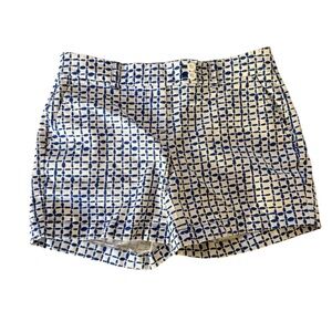 Vineyard Vines Navy and White Checkered Women's Shorts